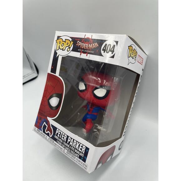 Funko Pop! Spider-Man Into the Spiderverse Peter Parker #404 Vinyl - Picture 5 of 7